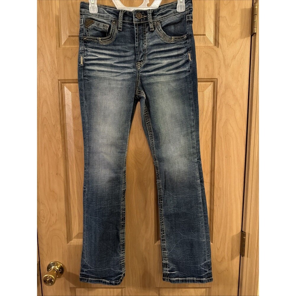 Buckle BKE SALVAGE Jeans -Denim Boys Sz 16 R Mayhem Jr. Bootcut. Excellent Cond!